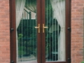 Brown french doors UPVC Cardiff